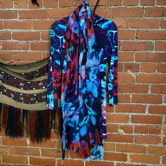 JUMA High Neck body con Digital Print Dress S - Picture 4 of 4